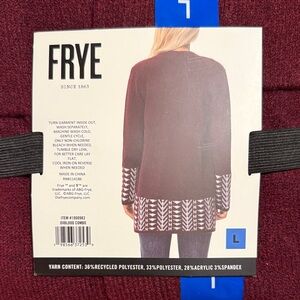 Frye Women's Deep Burgundy Cardigan
